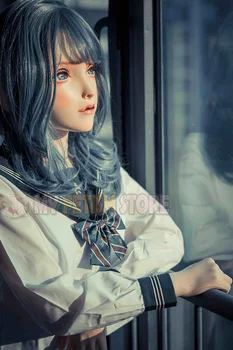 (NANA-03) Sladké Dievča Živice Pol Hlavy Cosplay Japonský Úlohu Hrať Anime liil dizajn NANA-03 Bruško Kigurumi Maska Crossdresser Bábika