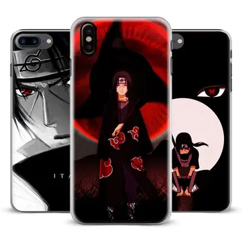 Naruto Itachi Uchiha Coque Telefón Prípade Kryt Plášťa Pre Apple iPhone X 8Plus 8 7Plus 7 6sPlus 6s 6Plus 6 5 5S SE 4s 4