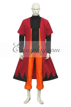 Naruto Shippuuden Uzumaki Naruto Šalvia Cosplay Kostým E001