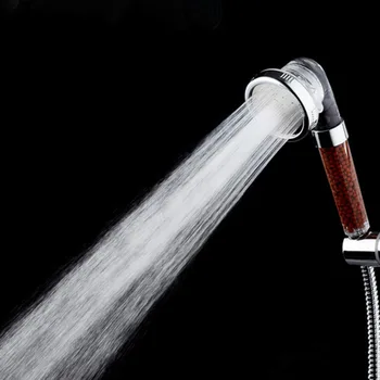Nastaviteľná Sprcha Hlavy, Teplota Vody Dážď Dieťa Sprchové Rameno Negatívne ióny SPA Filtrované Kúpeľňa Spa Tri Režimy 2017 Nové