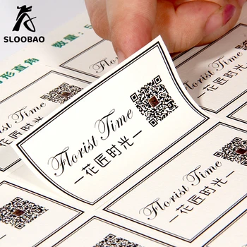 Natieraný papier nálepky samoopaľovacie špeciálne tvarované ochranné známky LOGO nálepky na mieru štítok dizajn tlačené LOGO