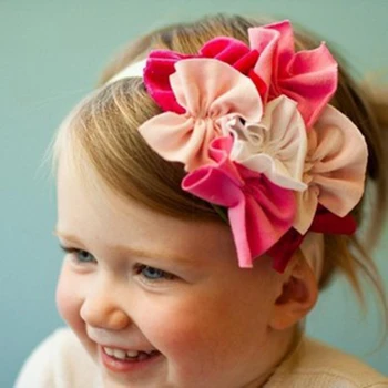 Naturalwell Baby Girl Bavlna Kvet pokrývku hlavy Dieťa Dievča Kvetinový Hairbands Vlasy Príslušenstvo Novorodencov Čelenky 1pc HB254