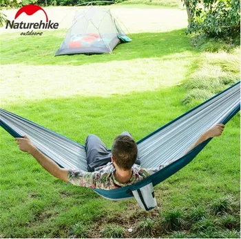 Naturehike Outdoor Camping Hojdacia Sieť Padák Textílie Ultralight Prenosné Turistika Visí Stan Posteli Spí Piknik Nezostalo Swing