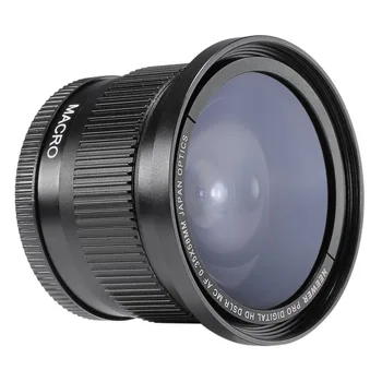 Neewer 52mm 0.35 x Super Fisheye širokouhlý Objektív pre 52 MM Nikon D7200 D7100 D5200 D5100 D5000 D3100 D60 D90 S 18-55mm Objektívom