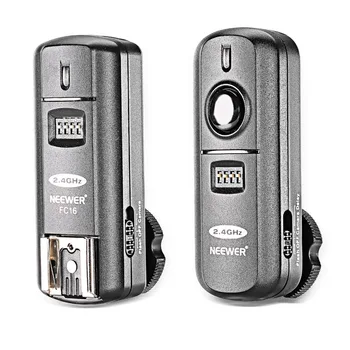 Neewer FC-16 Multi-Channel 2.4 GHz 3 v 1 Bezdrôtový Blesk/Flash Trigger s Diaľkovým Uzávierky pre Nikon D7100 D7000 D5100 D5000