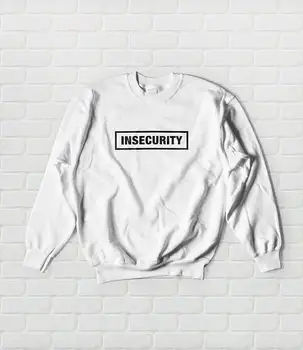 Neistota mikina - Security mikina úzkosť mikina crewneck mikina neistoty bezpečnosti logo introvert topy