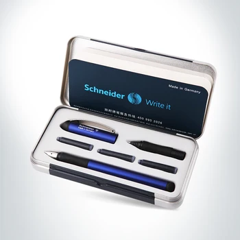 Nemecko Schneider plniaceho Pera 0,5 mm obojsmerná Podpisový Perá, Gélové Perá, Študenti Office Atramentové Pero BK600 Darčeka 3 Voliteľné Farby