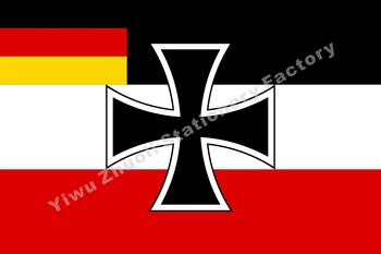 Nemecko Weimare Republiky (jack) Vlajka 150X90cm (3x5FT) 120 g 100D Polyester Dvakrát Prešité Vysokej Kvality Banner Doprava Zadarmo