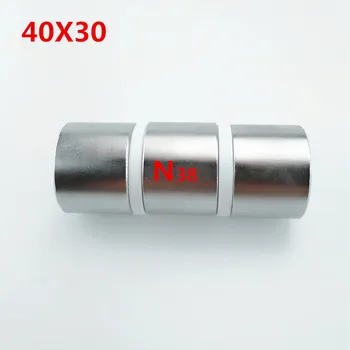 Neodýmu magnet 40x20 vzácnych zemín super silné silné kolo zváranie vyhľadávanie magnet 40*20 40*30 mm gálium, kovové elektromagnet