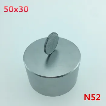 Neodýmu magnet 50x30 N52 vzácnych zemín super silné silné kolo zváranie vyhľadávanie magnet 50*30 mm gálium, kovové elektromagnet