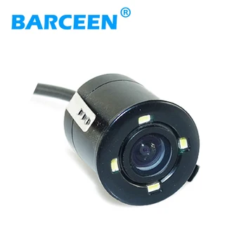 Nepremokavé 20 mm fotoaparát so 4 led systém sklo objektívu materiál pre univerzálnu auto cúvaní kamera pre rôzne typy automobilov