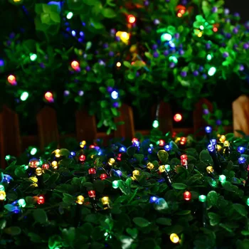 Nepremokavé 22M 200 LED Solárne String Svetlo 8 Režimov Outdoor Záhrada, Trávnik, Terasa, Svadobné Dekorácie, Vianočné Dovolenku Svetlo
