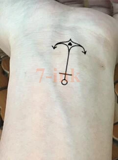 Nepremokavé Dočasné Tetovanie nálepky náčrt roztomilý malý kotva srdca tatto Vody Prenos falošné flash tetovanie pre dieťa žien grile