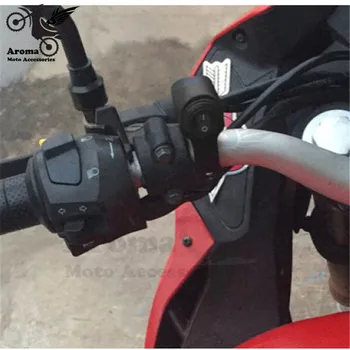 Nepremokavé motocykel prepínač 22mm riadidlá motorky radič pre hlavné osvetlenie 2 drôt univerzálny motocross ATV, moto časť
