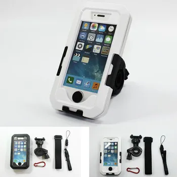 Nepremokavé Shockproof Kryt Požičovňa Prípade Riadidlá Puzdro Mount Držiak púzdra pre iPhone 8 7 plus 6 6s 5s 5c SE bicykli držiaka telefónu
