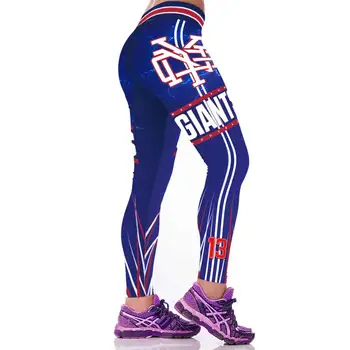 New York Americký Footballs 3D Tlač Ženy, Športové Legíny Leggin Sexy Fitness Nohavice Žena Elastické Cvičebný úbor Ropa Mujer