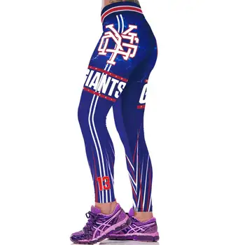 New York Americký Footballs 3D Tlač Ženy, Športové Legíny Leggin Sexy Fitness Nohavice Žena Elastické Cvičebný úbor Ropa Mujer