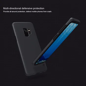 NILLKIN Super Matné Štít, zadný kryt puzdro Pre Samsung Galaxy S9/S9 Plus zadarmo screen protector a Maloobchodných balíkov