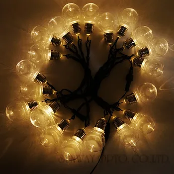 Novinkou 20 LED 6M Jasné Svete Vlkovcový Strany Víla String Svetlá Vianočné Osvetlenie Dovolenku Garland Svetlá String EÚ AU US UK PLUG