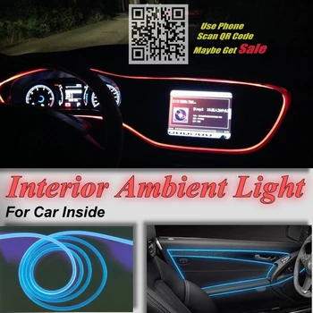 NOVOVISU Jaguar XK / XKR / XK8 Interiéru Vozidla Okolitého Svetla Panel osvetlenie Pre Auto Vnútri Pohode Prerobit Svetlo Optických Vlákien
