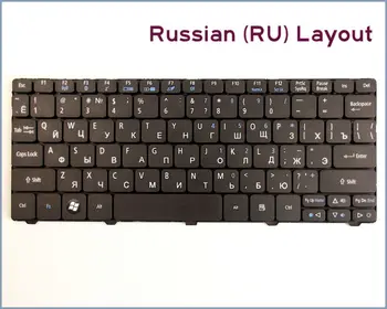 Nová Klávesnica RU ruská Verzia pre Acer Aspire One D260 D270 AOD270 521 AO521 522 AO522 Laptop, Čierna