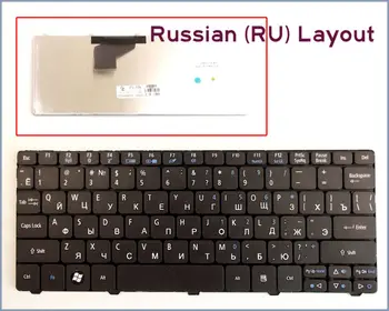 Nová Klávesnica RU ruská Verzia pre Acer Aspire One D260 D270 AOD270 521 AO521 522 AO522 Laptop, Čierna