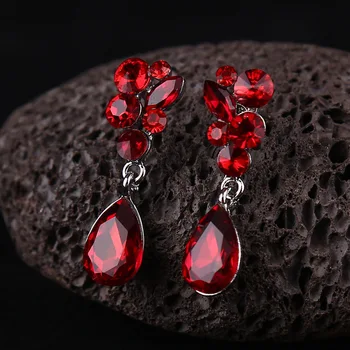 Nová nevesta šperky, luxusné červené cheongsam svadobných doplnkov afriky korálky šperky set maxi náušnice, náhrdelník