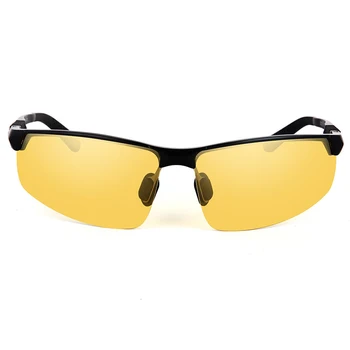 Nová pánska Móda Polarizované Nočné Videnie Jazdy slnečné Okuliare UV400 Ochrana, Anti-Glare Žlté Šošovky Okuliare pre Vodičov, Y3121