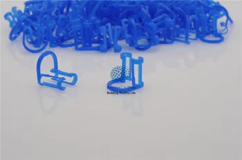 Nová Značka v Zubnom Laboratóriu 100ks Modrých Plasdent Bavlna Roll Držiteľ Jednorazové Izolant Nástroj