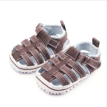 Nové 2016 V Pohode Baby Letné Topánky Novonarodených Chlapcov Antislip Prvý Chodci Batoľatá Bebe Zapatos