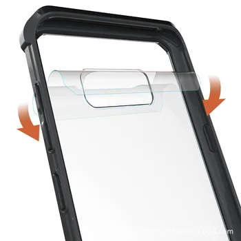 Nové 2v1 Dizajn Priehľadný Zadný Kryt S Farebnými TPU Nárazníka Jasné Prípade Rám Pre Samsung Galaxy S8 S8 Plus