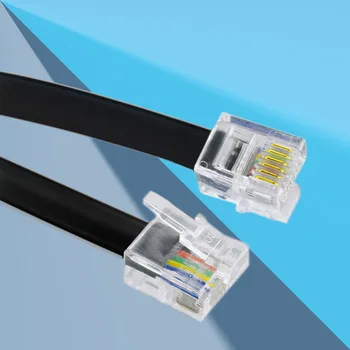 Nové!5 ks 30 cm Easy-zapojte prepojovací Kábel Telefónny Kábel s Krištáľovo Port pre Jednoduché plug doska / Easy-konektor snímača