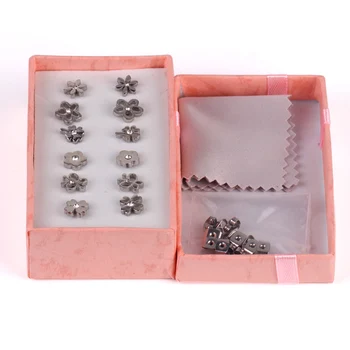 Nové 6Pairs/Box z Nehrdzavejúcej Ocele Zmiešané Stud Náušnice s Kryštálom Zirkónmi,Módne Náušnice Chirurgická Ženy Šperky