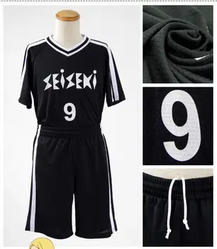 Nové Anime DNÍ cosplay JIN KAZAMA cos seiseki Č. 9 Denne futbal uniformy cartoon kostým