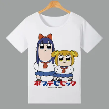 Nové Anime POP TÍM EPICKÉ T-Shirt Módne pipi biele Tričko pohodlné Krátke Sleeve Tee Topy