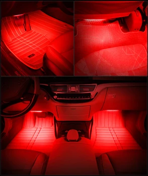 Nové Auto, Interiér LED Atmosféru Svetla Dekorácie Neónové Lampy Pásy Pre Škoda Citigo Fabia RS Octavia Octavia RS Rýchle Vynikajúci Yeti