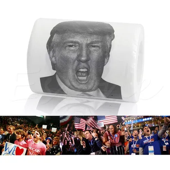 NOVÉ Donald Trump Humor Toaletný Papier Rolka Novinka Sranda Vtip Darček Dump s Trump