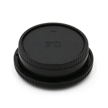 Nové dorazí 10 pár Objektív Fotoaparátu Telo Kryt + Zadný kryt Objektívu Hood Protector pre FD Objektív Fotoaparátu Chrániť Čiapky Držiteľ Držiteľom