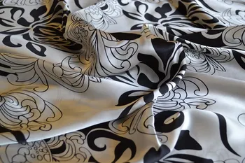 Nové dorazí Pure Moruša Kvetinový Hodváb Nightgown Klasický Odev Mäkké Sleepwear Letné Šaty v Štýle Multicolor Zadarmo Veľkosť