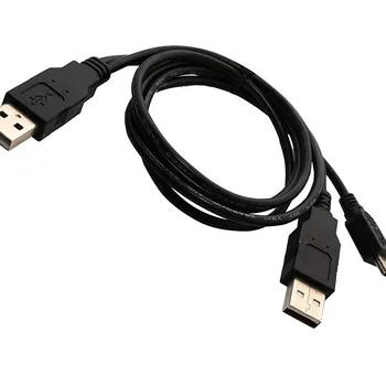 Nové Dual USB 2.0 Typu A, USB Mini 5-Pin Typ B x1 Y Dátových a Napájací Kábel GDeals