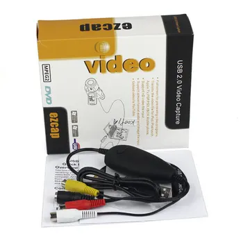 Nové Ezcap USB 2.0 Video Capture Adaptér VHS Na DVD Pre Windows XP, Vista 7/8 DVR Karty