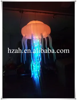 Nové farebné osvetlenie nafukovacie medúzy balón na ozdobu