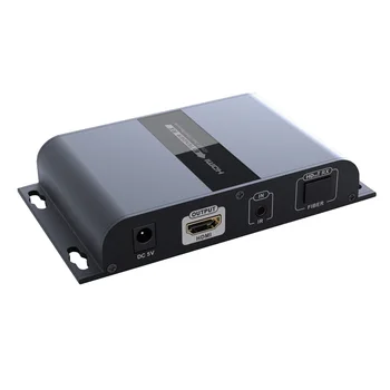 Nové HDBitT HDMI Extender cez SC Optického Vlákna podpora 1080P HDCP až 20 km Vysielač a Prijímač s sieťový Adaptér