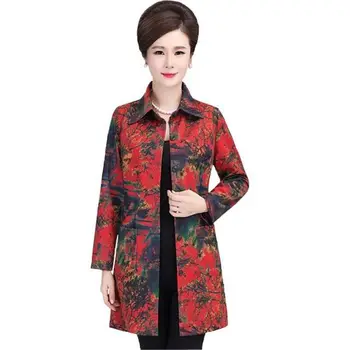 Nové Jarné a Jesenné žien kabát Ženy plus farba plus veľkosť cardigan bunda, kabát veľkosť M-5XL