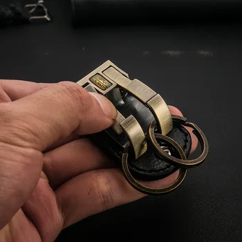 Nové kvalitné Kovové Keychain Módneho priemyslu pás visí Auto Krúžok Najlepší Darček šperky K1832