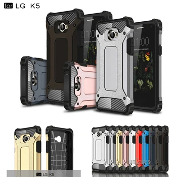 Nové LG K4 K5 K7 K8 K10 Telefón Prípade Kvality 2v1 Pevného PC a TPU Hybrid Diamond Brnenie Kryt Odolný Telefón Prípade Funda Capa ajax