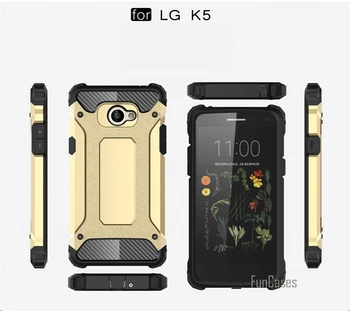 Nové LG K4 K5 K7 K8 K10 Telefón Prípade Kvality 2v1 Pevného PC a TPU Hybrid Diamond Brnenie Kryt Odolný Telefón Prípade Funda Capa ajax