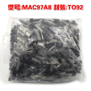 Nové MAC97A8-92 Triac Tranzistor Výstup 600V 0.6 A 97A8 to92