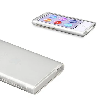 Nové Mráz Jasné Biele TPU Gél Gumy Mäkké Silikónové Kože puzdro Pre Apple iPod Nano 7. Generácie 7 7G nano7 coque fundas