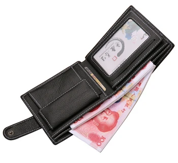Nové módne Originálne Kožené Mužov Peňaženka s hasp kabelku držiteľa karty mince vrecku